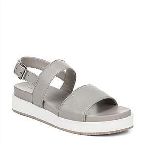 Via Spiga Davi Platform Sandals - Grey size 6.5